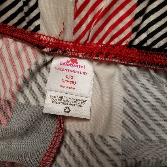 Black and Red Plaid soft Unisex Pajama L - Picture 4 of 7